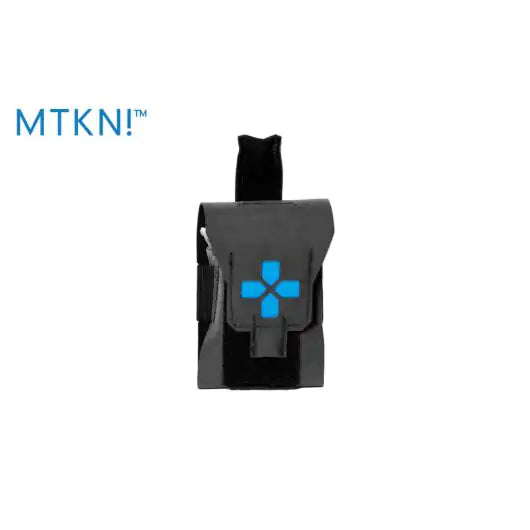 Front view of Blue Force Gear Micro Trauma Kit NOW! - NANO mini trauma pouch in black