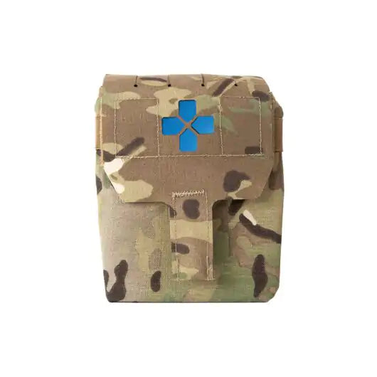 Front view of Blue Force Gear Trauma Kit NOW! Medium pouch in multicam